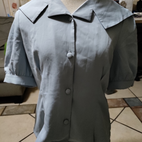 Tops - Sailor blue blouse